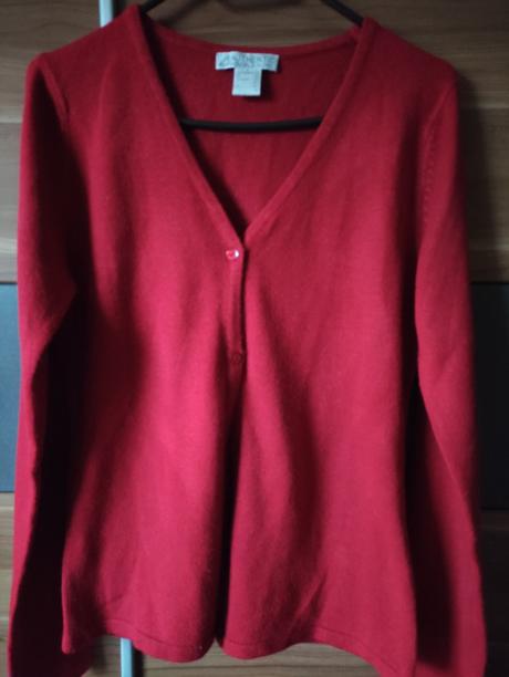 Červený svetrík 36, authentic,36