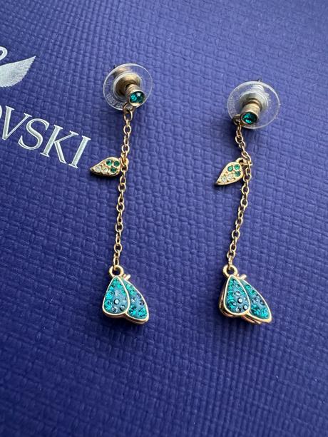 Swarovski - visiace náušnice, swarovski