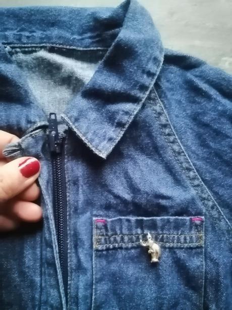 Džínsové šaty v140, 9-10r., 140