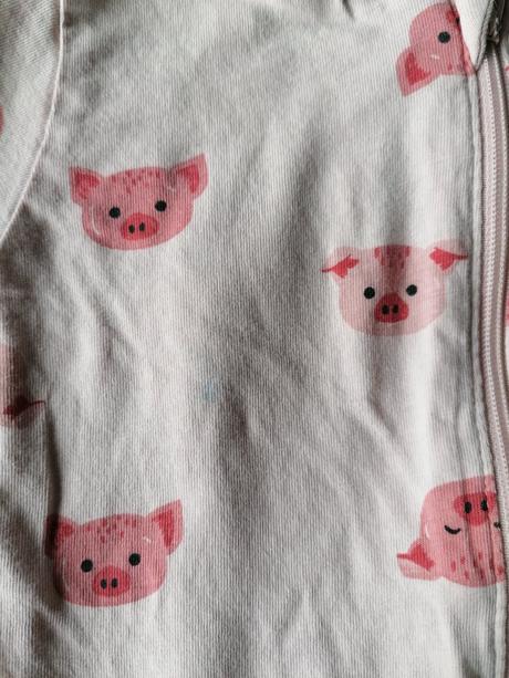 Pyžamka čerešne, prasiatka, sovy, lindex,74