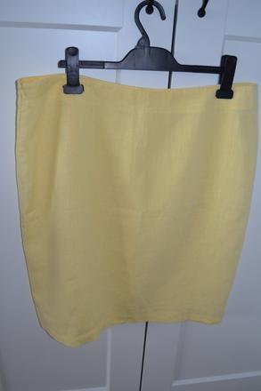 Žltá sukňa, veľkosť 46, 46