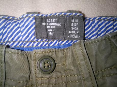 Kvalitne nohavice, h&m,104