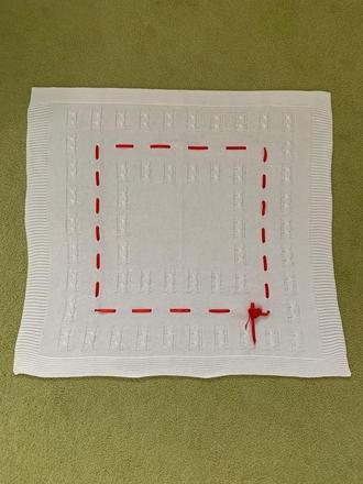 Pletená deka 80c90cm,