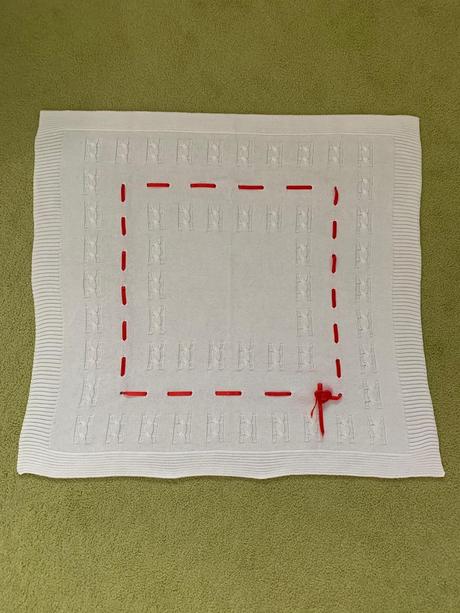 Pletená deka 80c90cm,