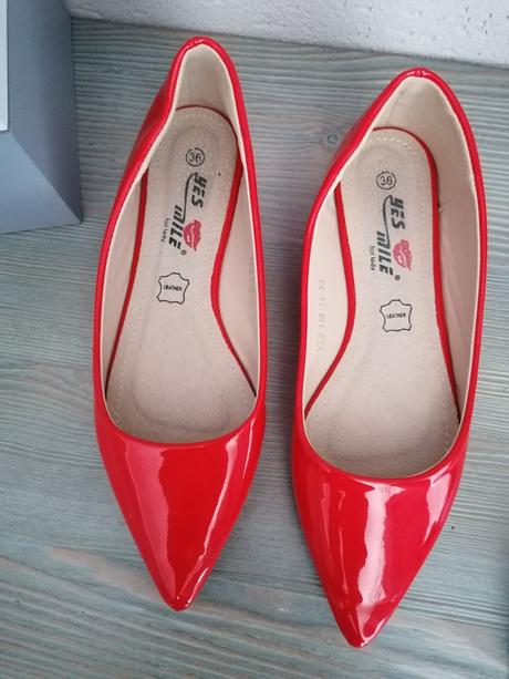 Lakované balerínky 36, 36