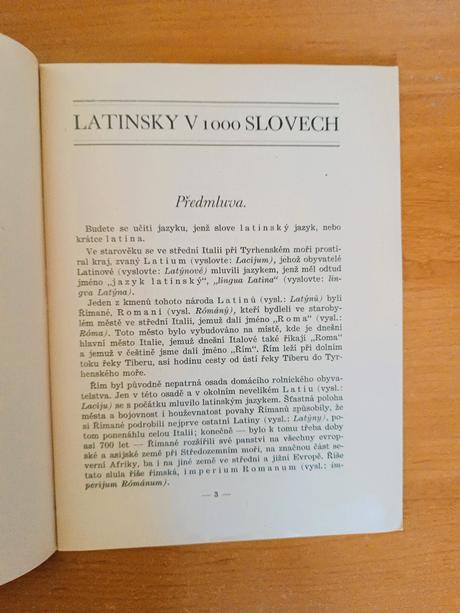 Svetové reči - latinsky pre začiatočníkov (1933), 