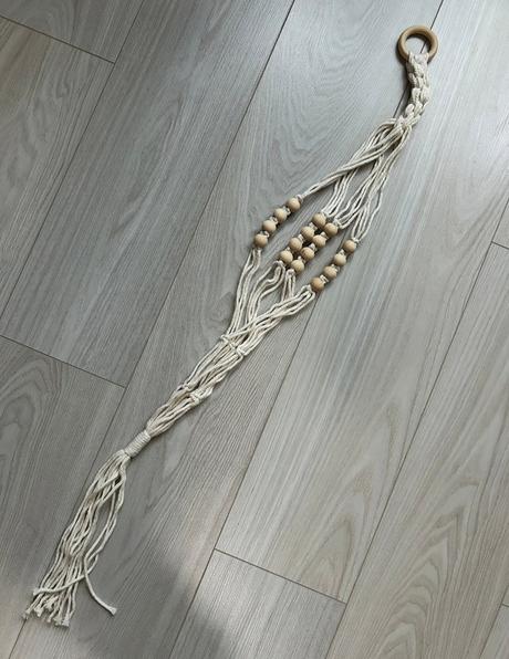 Závesný držiak na kvetináč macrame, 