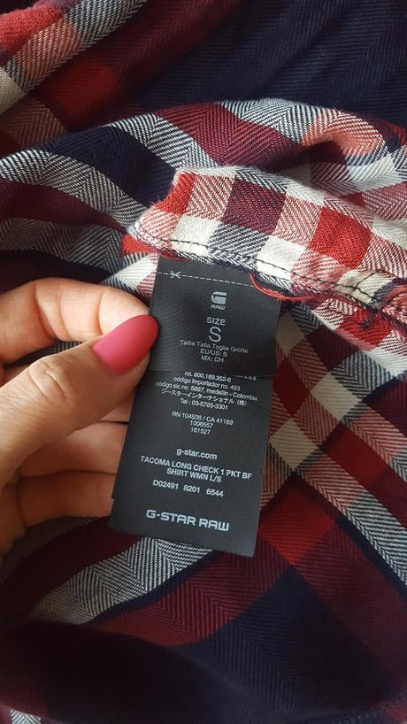 Boyfriend fit košela, g-star raw,s