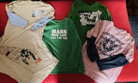 Balík tričiek sdlhým rukávom pre chlapca 134/140, 140