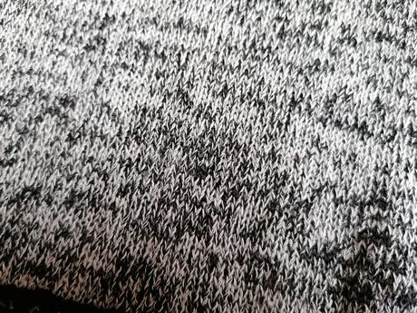 Krásny crop top svetrík - tričko s čipkou, h&m,xs