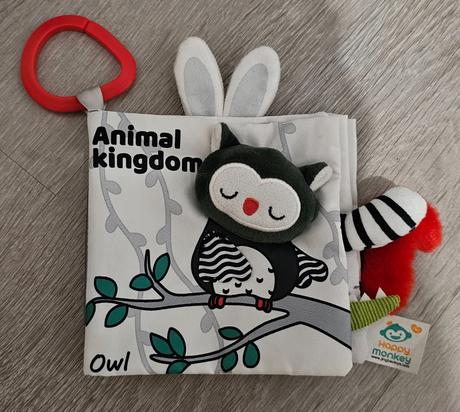 Senzorická knižka  kráľovstvo zvierat, 