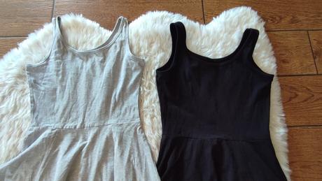 2x šaty 140/152, h&m,146