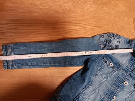 Rifľová bunda, denim,140