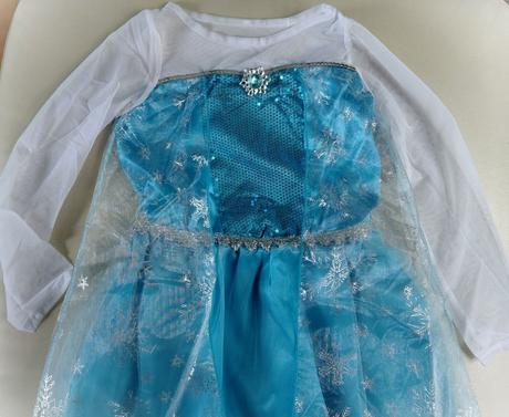 Nový 122/128 kostym frozen, elsa, šaty elza,7-8 r,