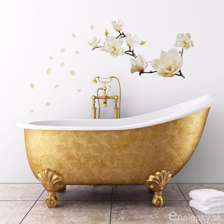 Nálepky na stenu - béžová magnólia,