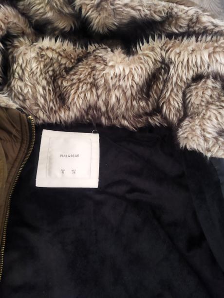 Predĺžená zimná bunda s/m, pull&bear,s