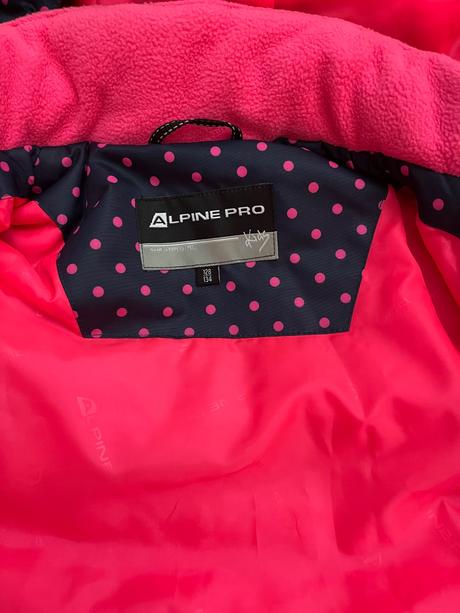 Lyžiarska zimná  bunda, alpine pro,128