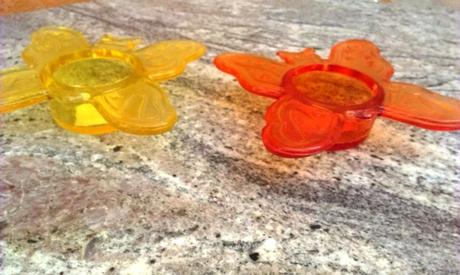 Svietnik na čajovú sviečku- motýľ, 