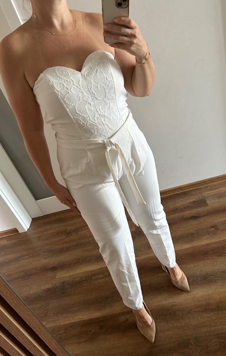 Naf naf smotanový overal, naf naf,40