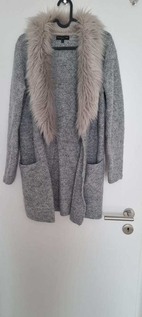 Dámsky kardigán s kožušinkou, f&f,36