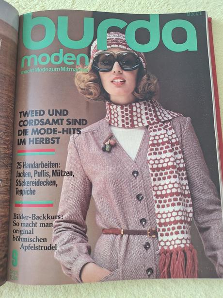 Zväzok retro burdy 1974 (2. polrok, čísla 7-12), 