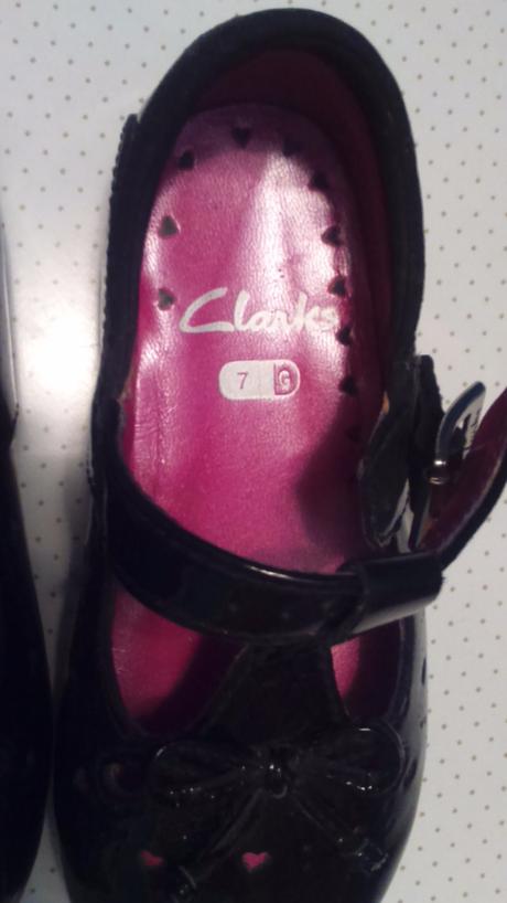 Kožené lakovky clarks, clarks,24