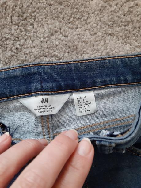 H&m rifle elastické super soft vel.134, h&m,134