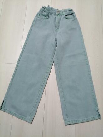 Rifle pre dievčatka olivovej farby vel. 10 rokov, 140