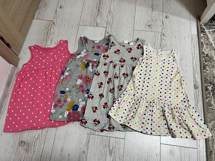 Šaty na leto 104 4ks, h&m,104