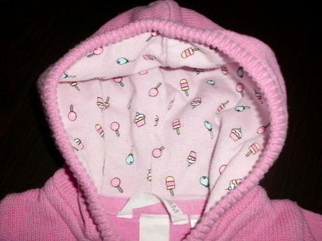 Svetrík s hk od zn. h&m - veľ. 6-9 mes., h&m,74