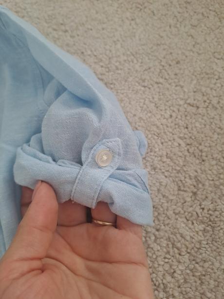 Košeľa ľanová, mango,86