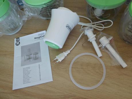 Livington magicut +2x zberná nádoba sklo-nový, 