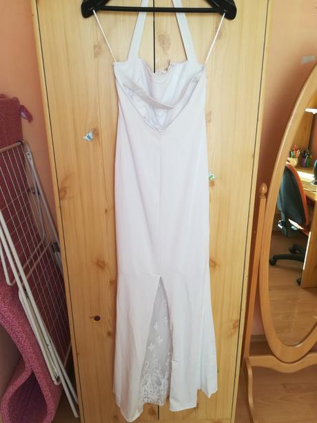 Biele dlhé šaty, bonprix,38