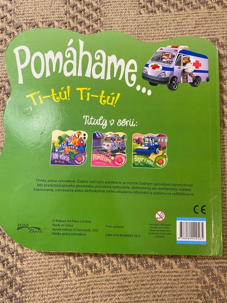 Pomáhame tú tú tú tú potlač gombík krásne leporelo,