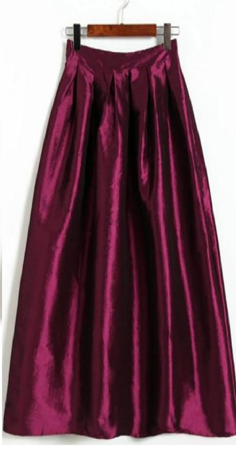 Prilezitostna damska dlha sukna s vreckami, 34 - xs