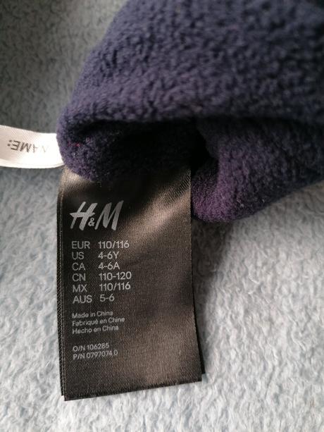 Dvoje rukavice, h&m,110