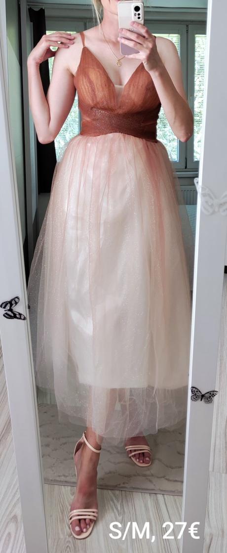 Spoločenské trblietavé šaty, s