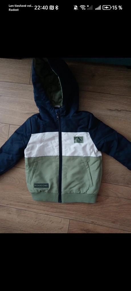 Nová chlapčenská vodeodolna bunda 104, pepco,104
