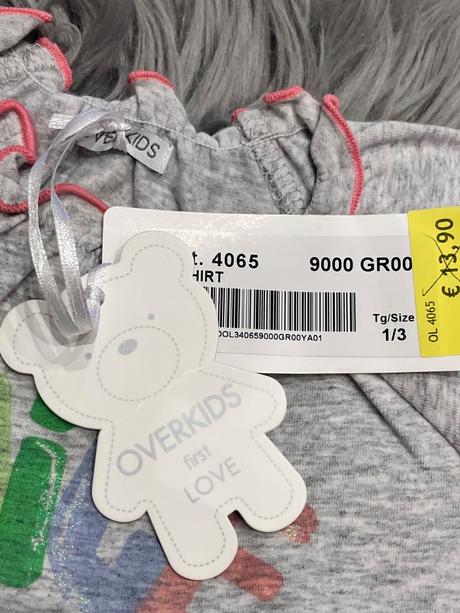 Dievčenské tričko s fodričkami a nápisom (56), 56