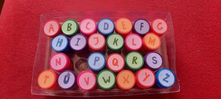 Pečiatky detske - pismenka,