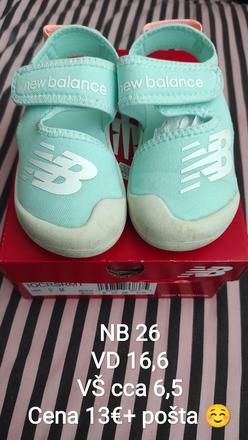 Sandále nb 26, 26