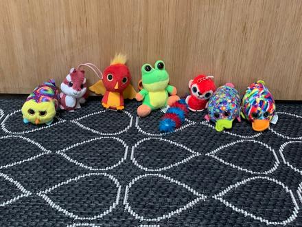 Sada mini plyšových hračiek,