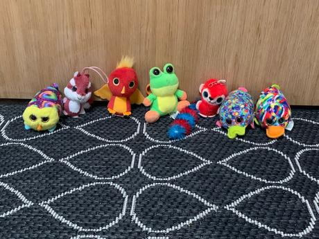 Sada mini plyšových hračiek,