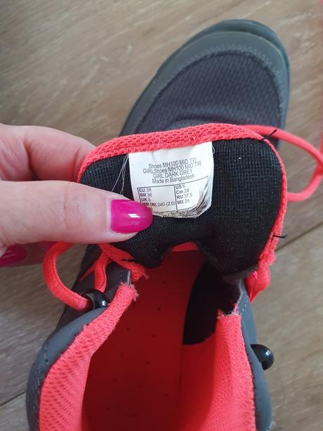 Prechodné topánky, decathlon,38