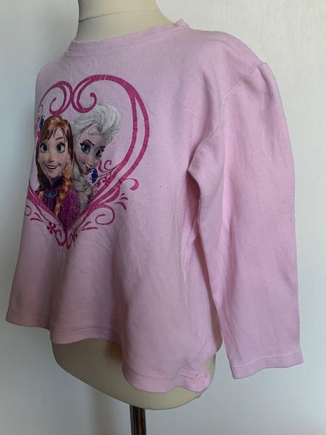 Disney ružové tričko anna a elsa (frozen), disney,116