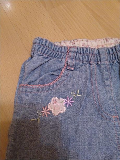 Pekne mäkké rifliky na gumicku, mothercare,68