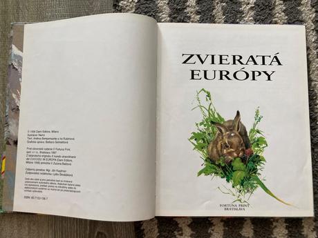 Zvieratá európy-prvé vyd.1997, 