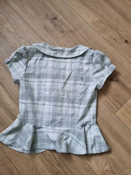 Sivé kárované letné sako orsay 38, orsay,38