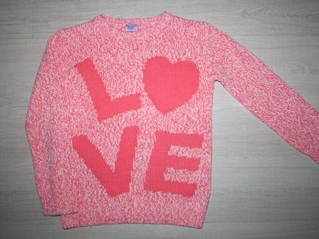 Pulovrík s nápisom love, f&f,128