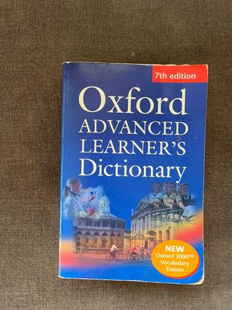 Oxford adnanced learner s dictionary,